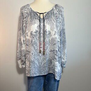 Tribal Pullover Tunic Size Large